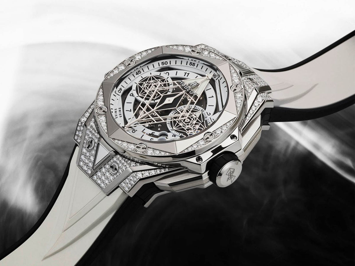 Automatic  White Pavé Dial Men-s Watch 45mm 418.NX.2001.RX.1604.MXM20