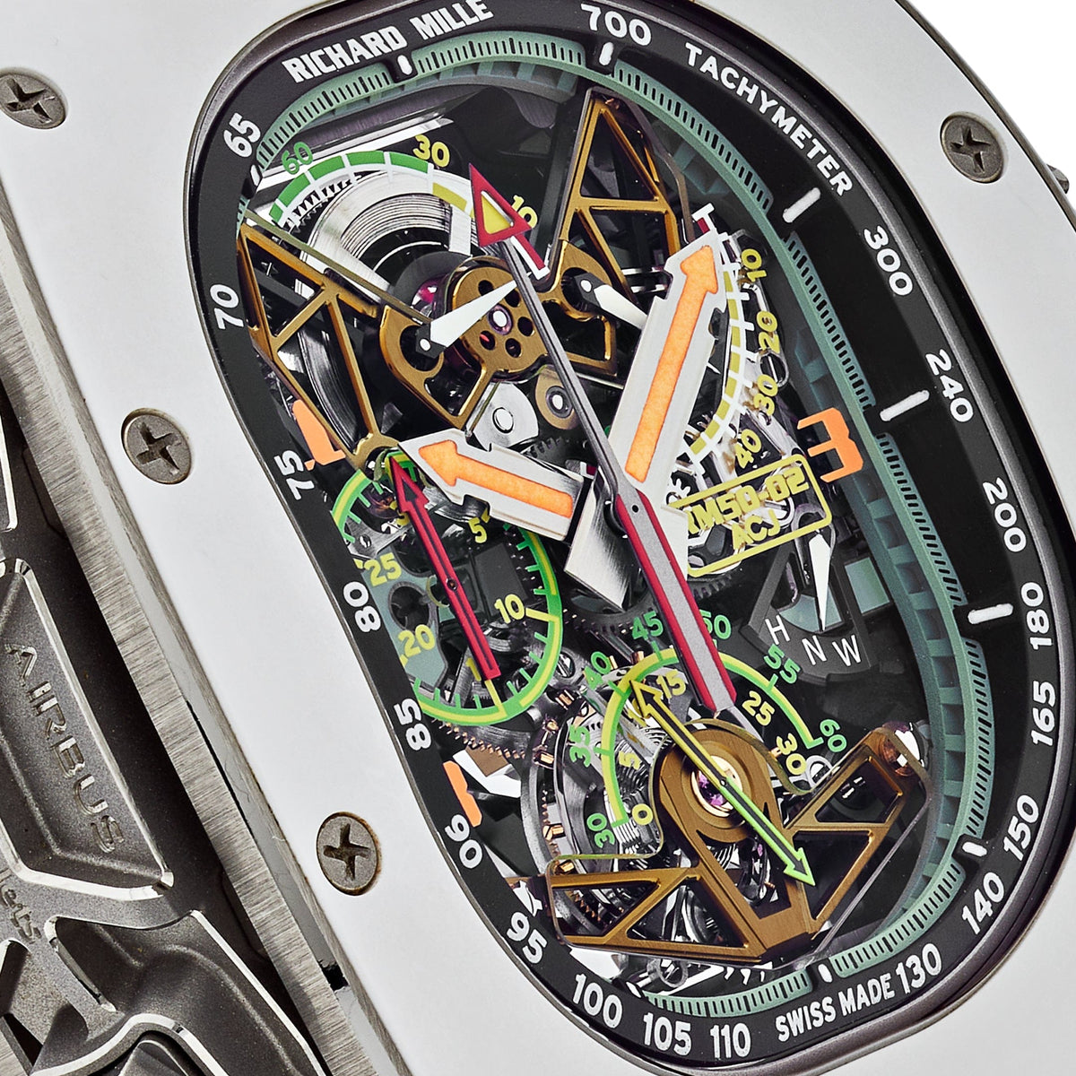 Richard Mille 50-02 ‘Airbus- Tourbillon Split-Seconds Chronograph Limited Edition